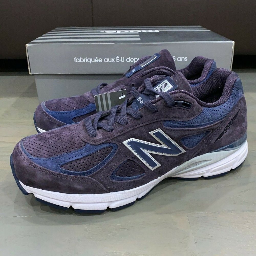New Balance x KITH 990v4 Sneakers Men's Elderberry